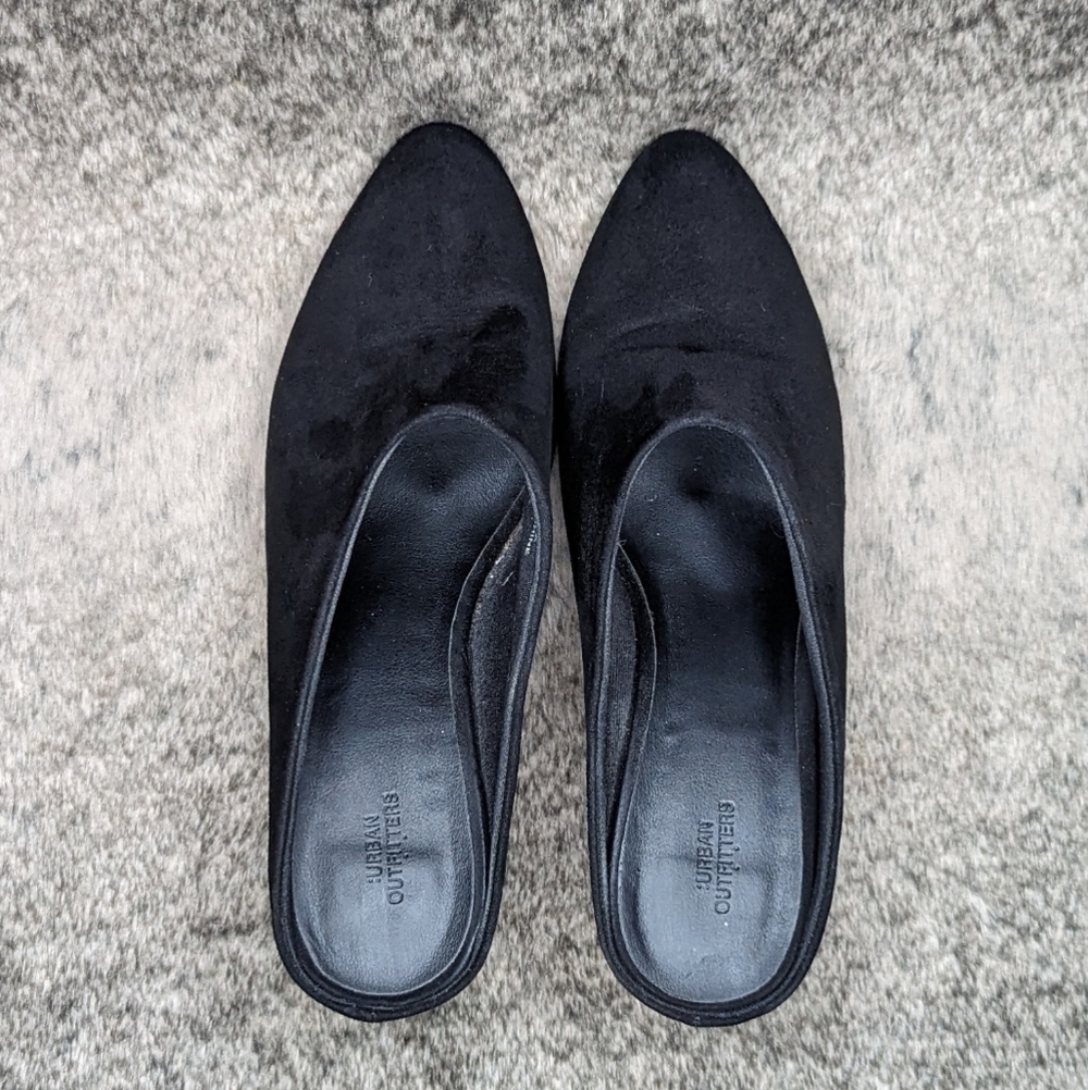 Urban Outfitters Marta Mule Heels Black Women's 9 - Picture 7 of 14